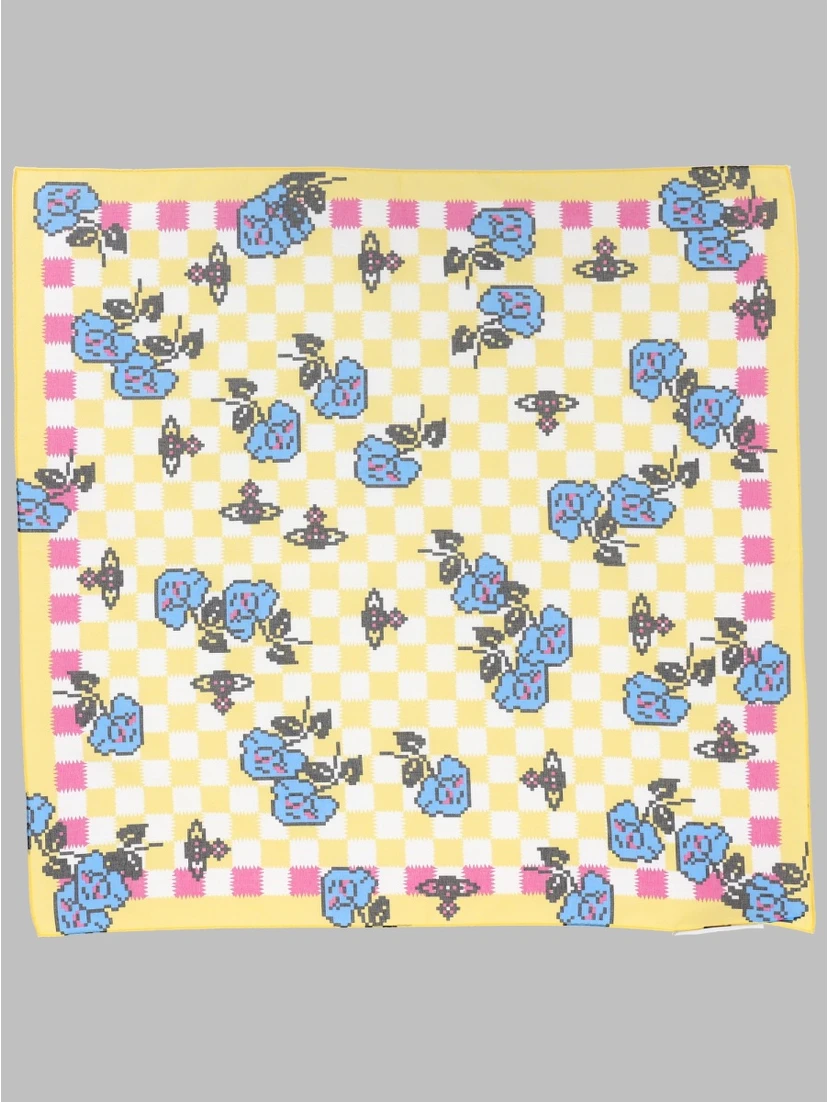 FOULARD "PIXEL ROSE"