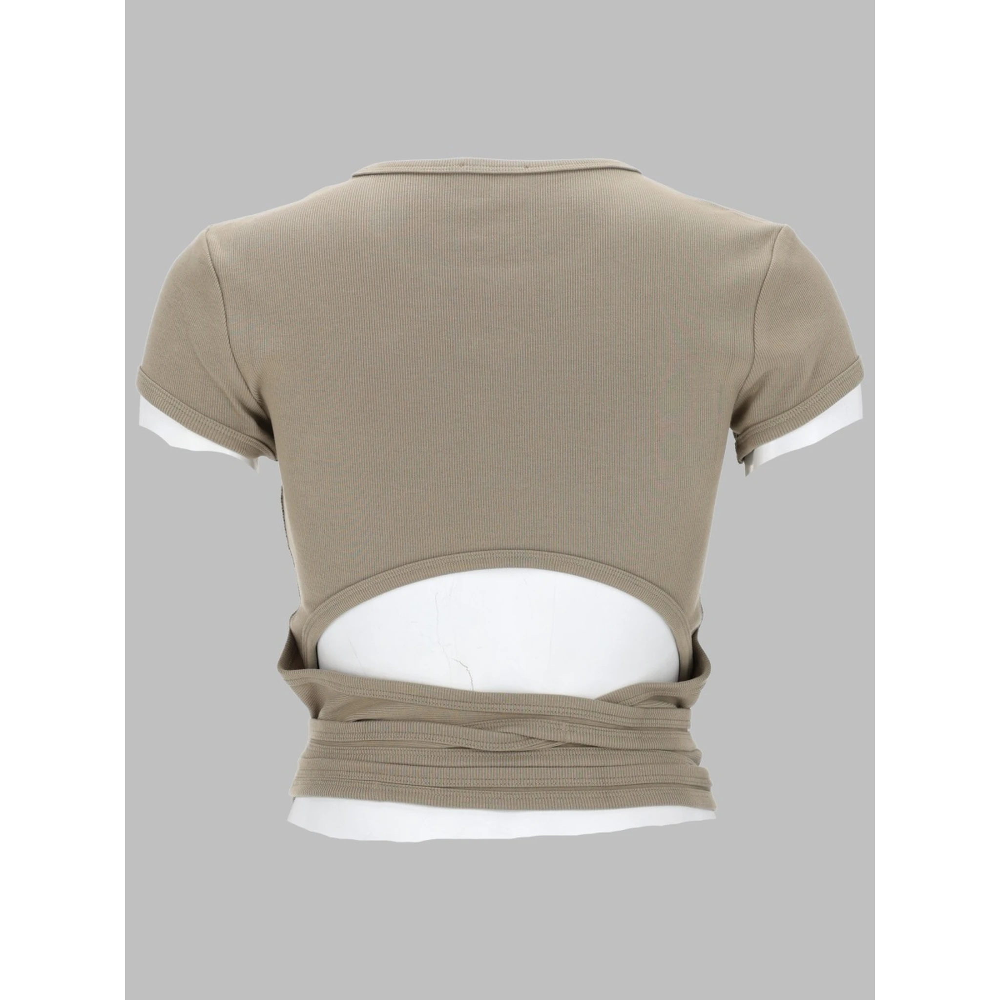 T-SHIRT A COSTINE CON LACCI
