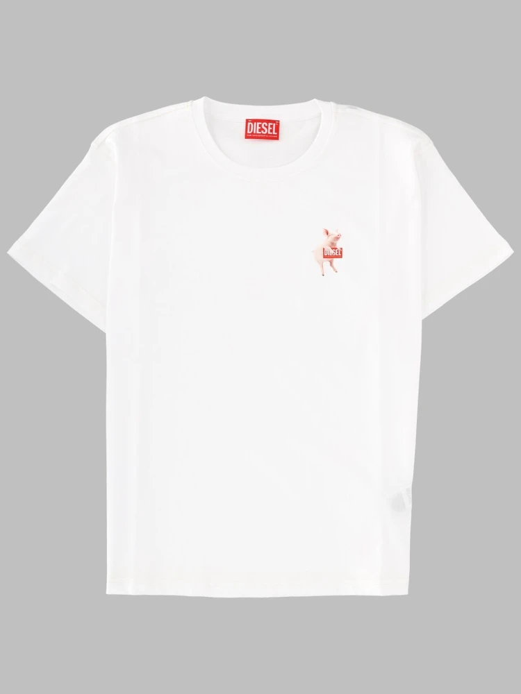 T-SHIRT IN COTONE CON STAMPA LOGO