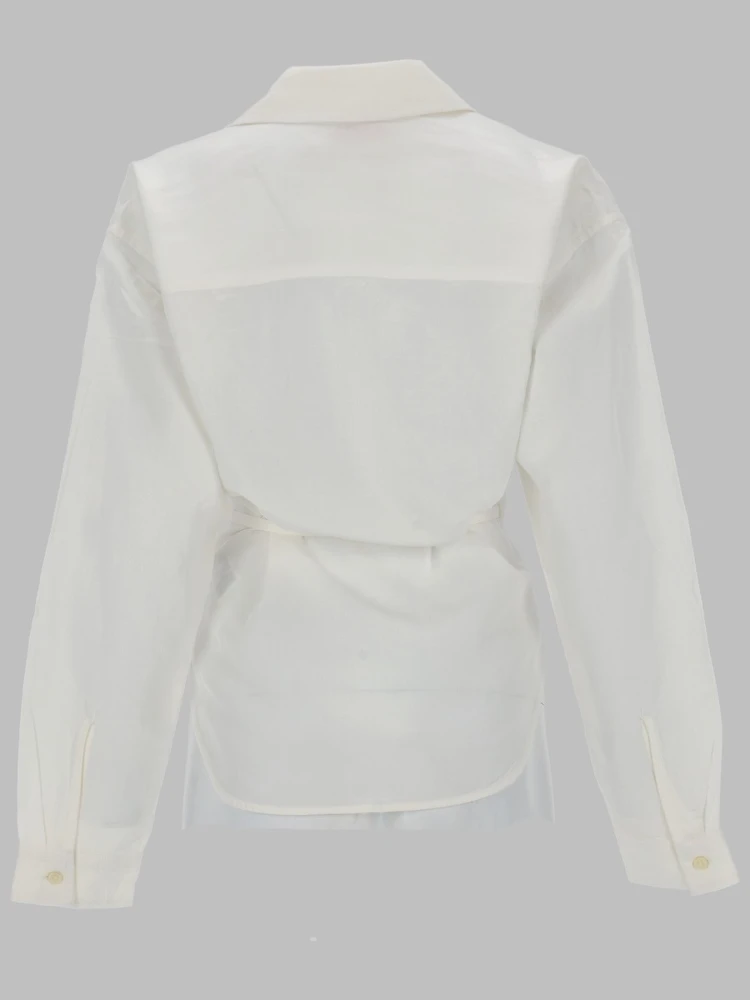 CAMICIA CON CHIUSURA A PORTAFOGLIO alternative