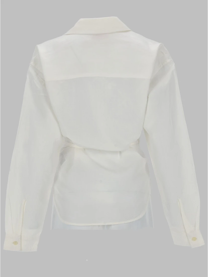 CAMICIA CON CHIUSURA A PORTAFOGLIO