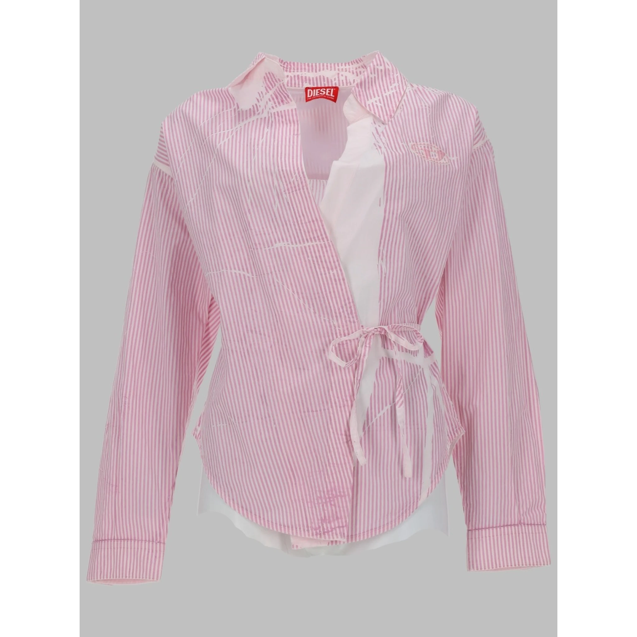 CAMICIA IN POPELINE AVVOLGENTE