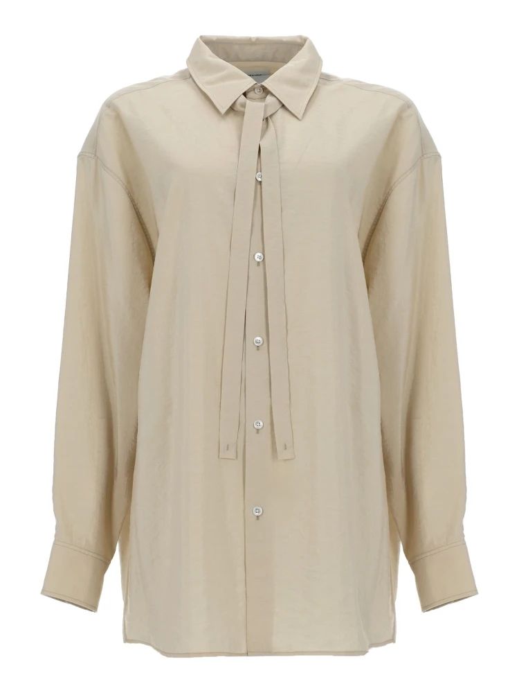 CAMICIA LUNGA CON CRAVATTA