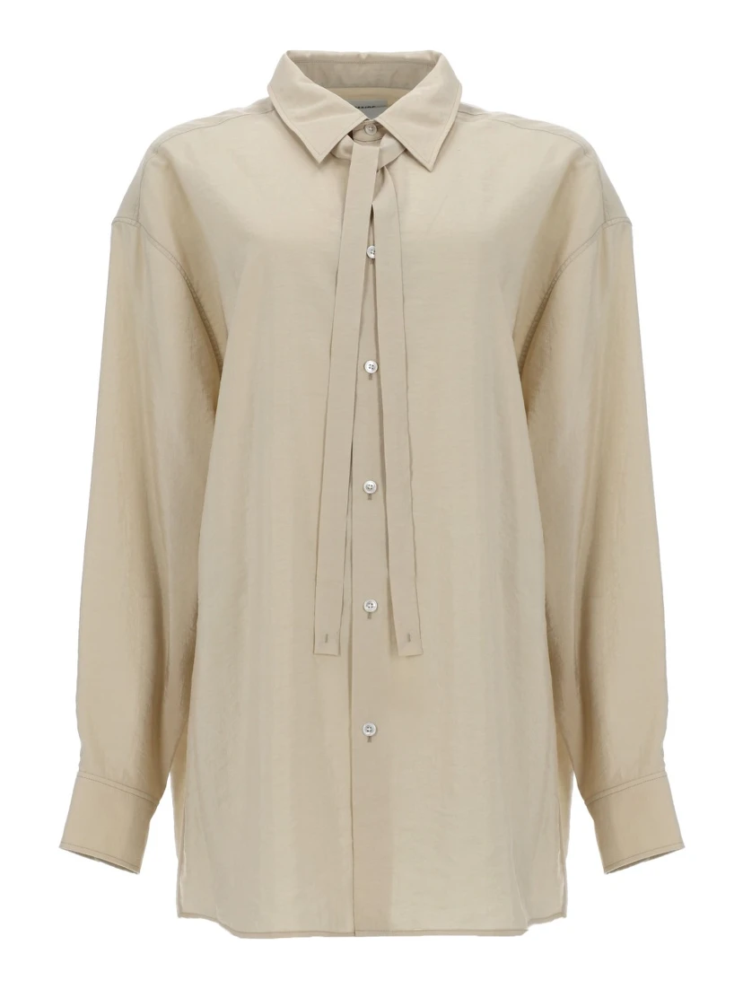 CAMICIA LUNGA CON CRAVATTA