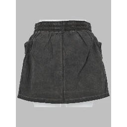 MINIGONNA IN NYLON CON MAXI TASCHE