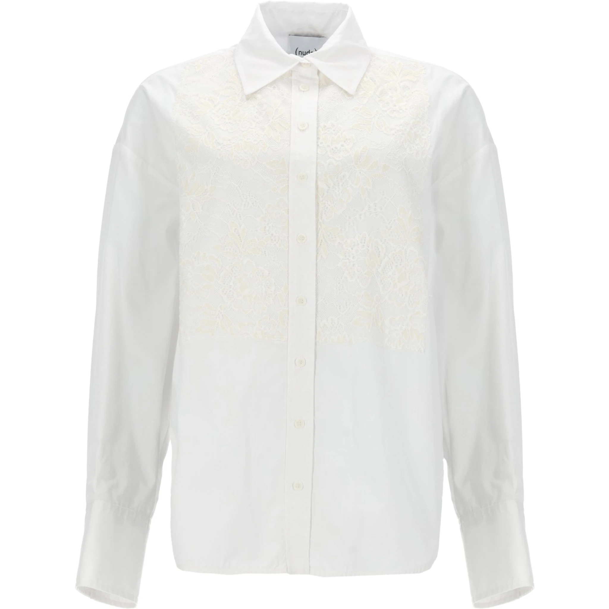 CAMICIA CON INSERTI IN PIZZO