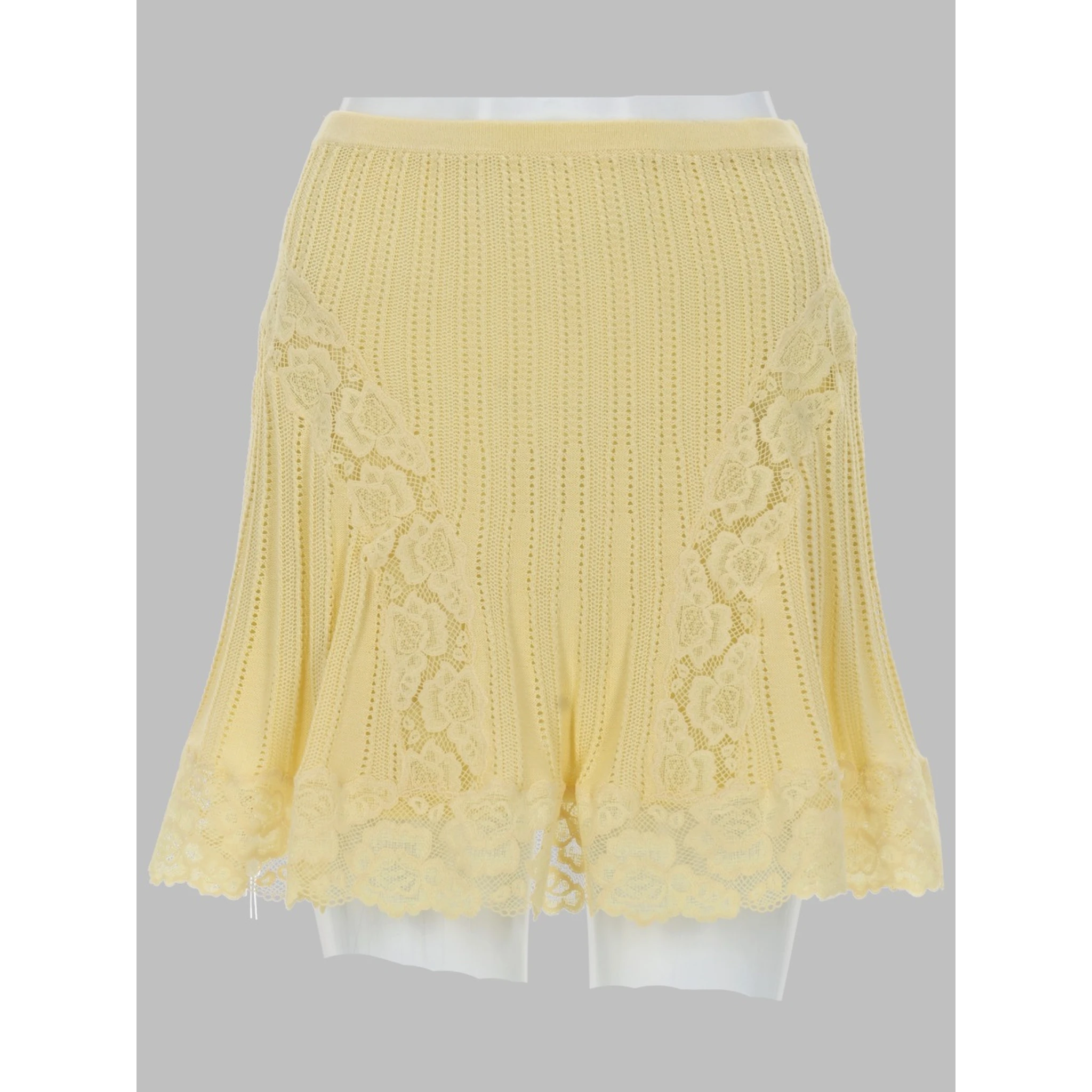 MINIGONNA IN MAGLIA TRAFORATA