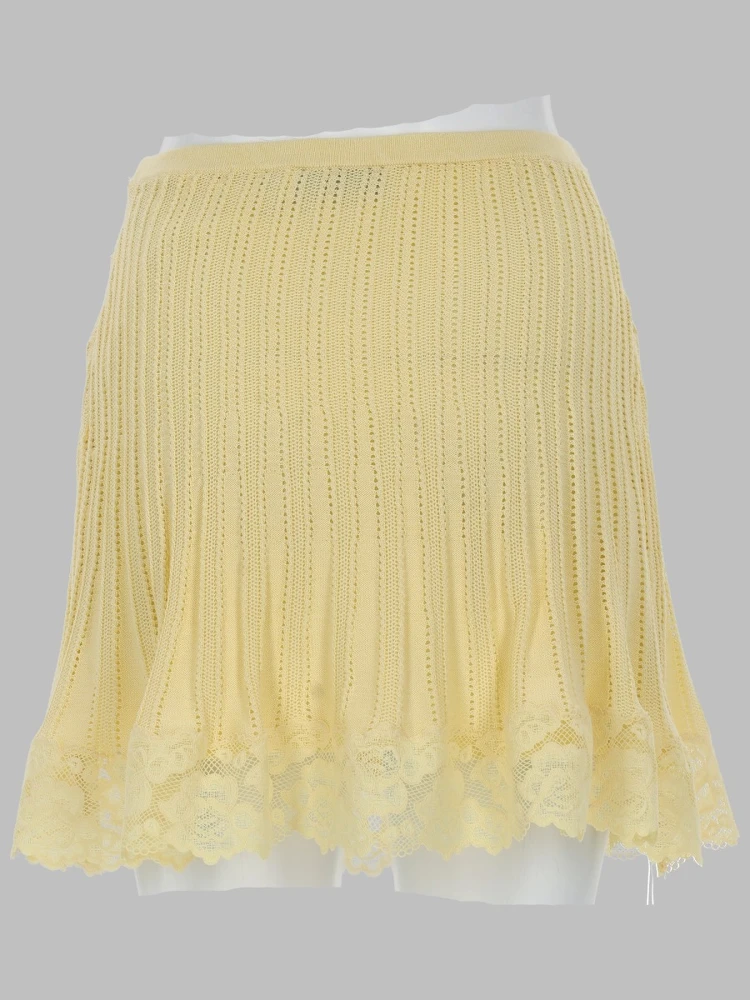 MINIGONNA IN MAGLIA TRAFORATA alternative