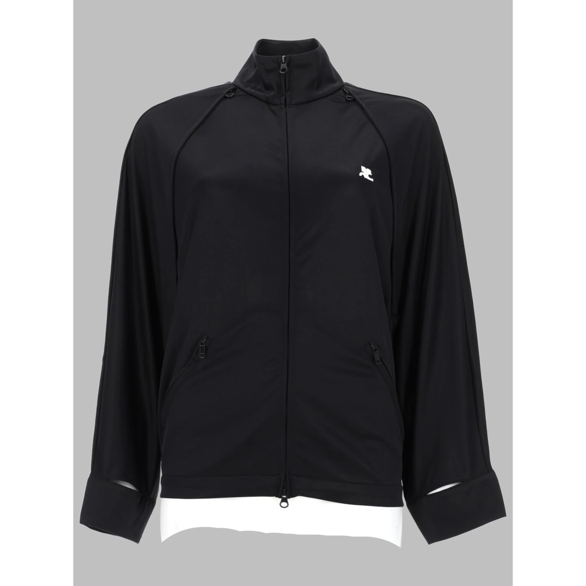 GIACCA TRACK CON MANICHE CUT-OUT