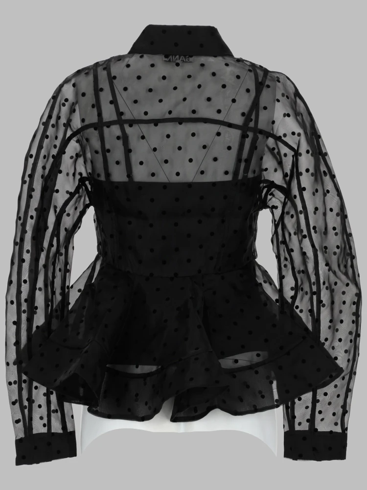 CAMICIA "PEPLUM" IN ORGANZA alternative