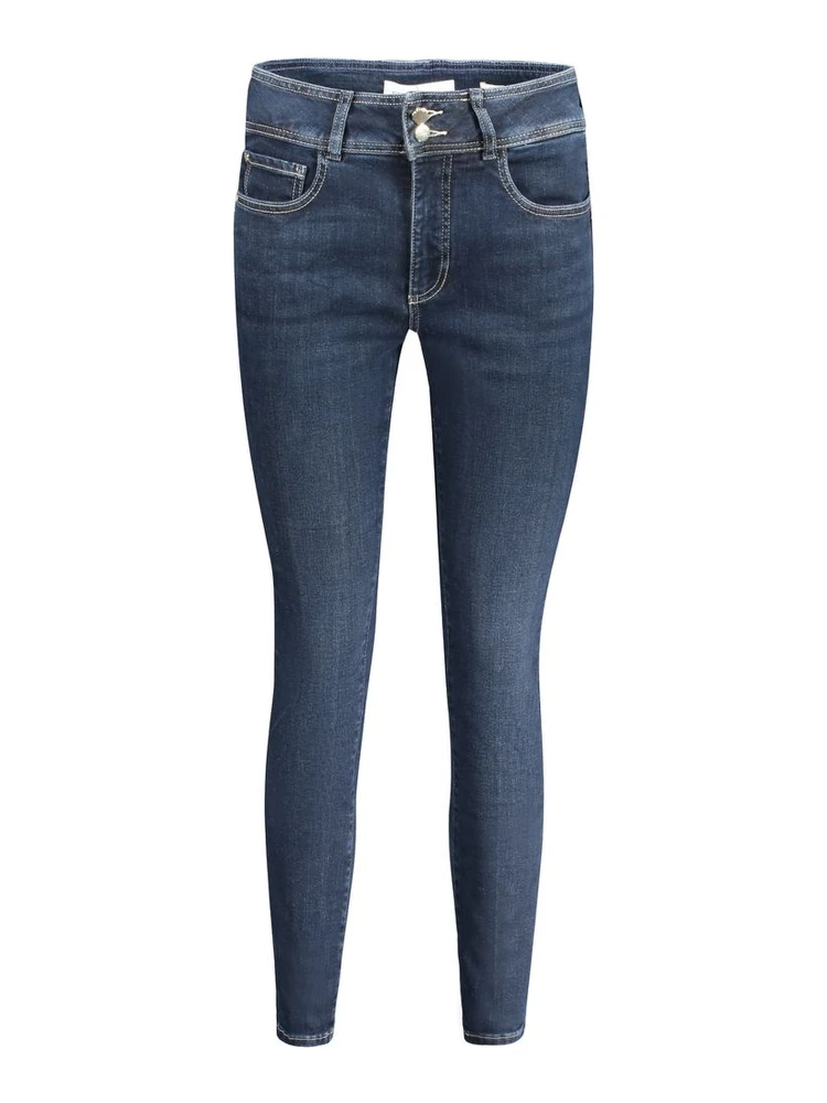 Blue Cotton Women Skinny Jean