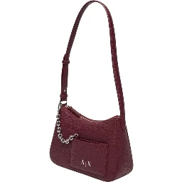 Bordeaux Polyester Handbag