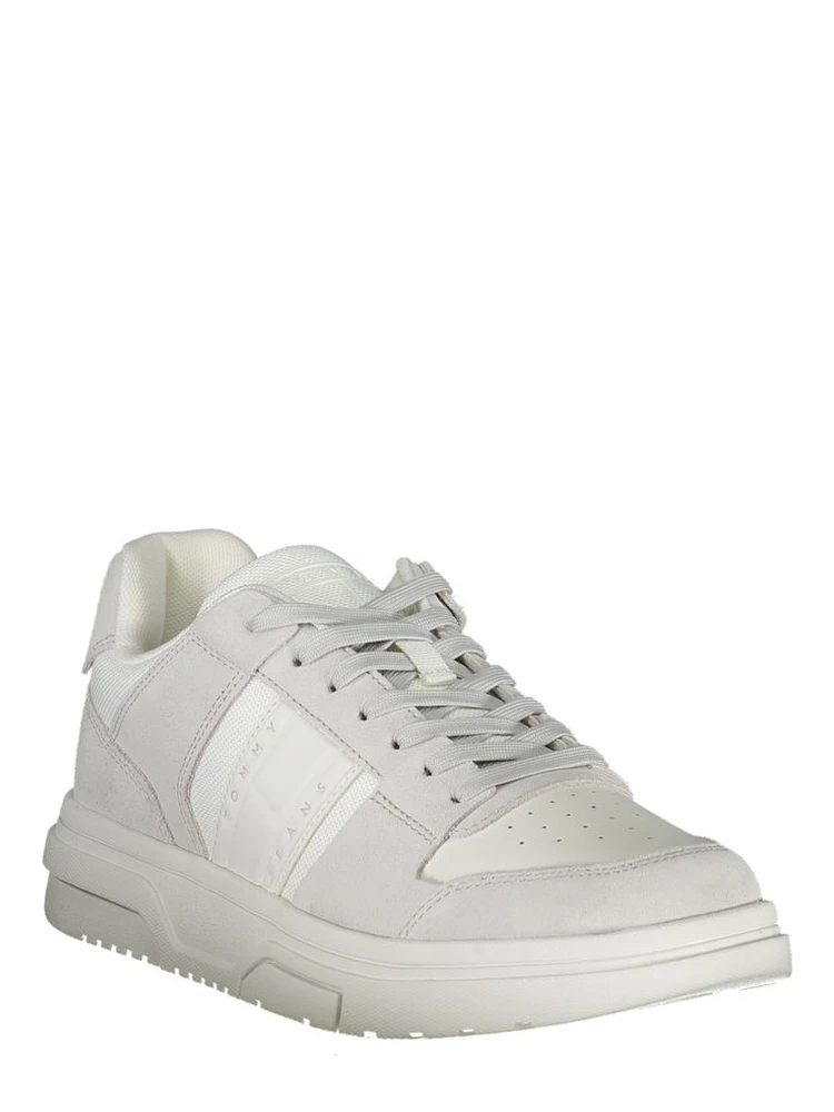 White Polyurethane Men Sneaker alternative