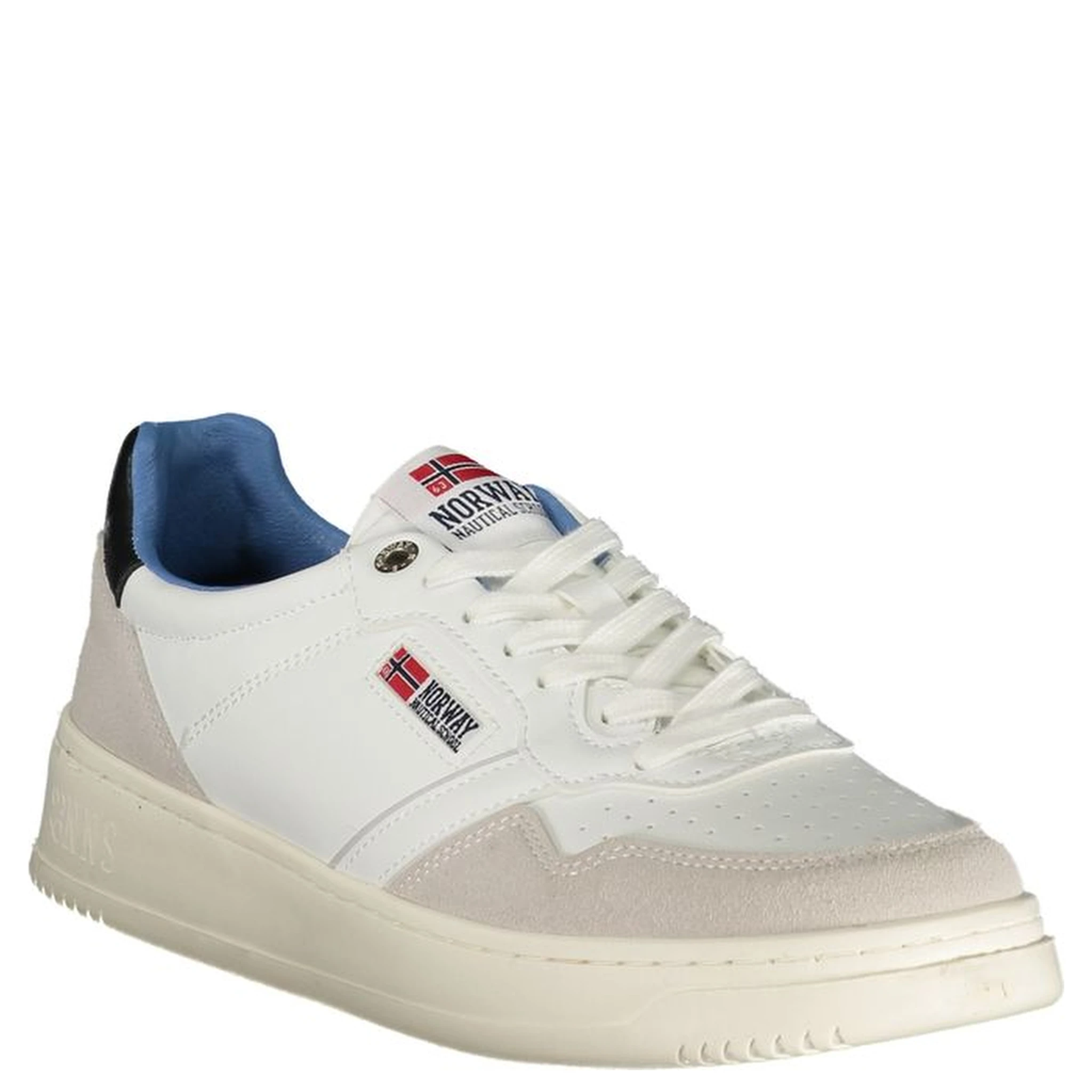 Bianco Polyurethane Men Sneaker
