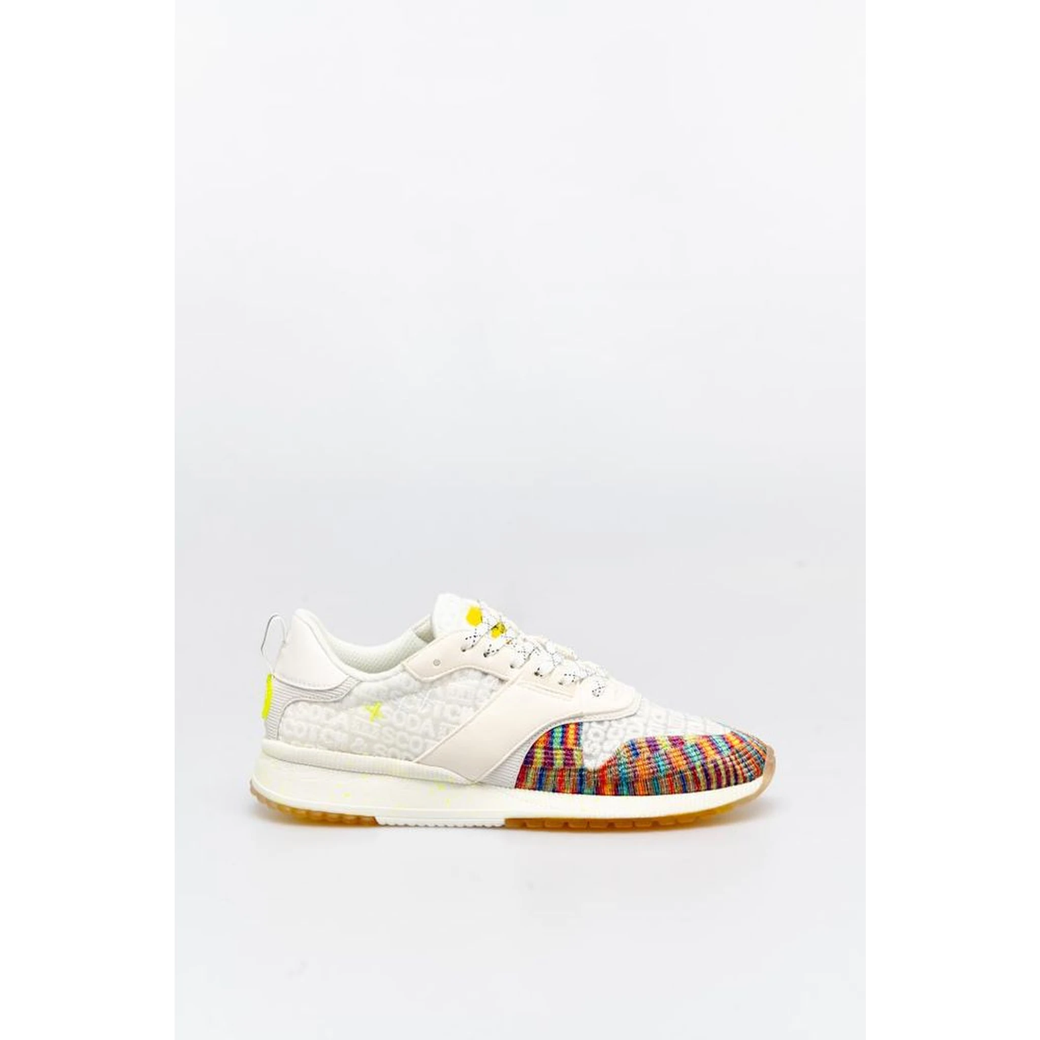 Bicolor Textile Athletic Sneakers