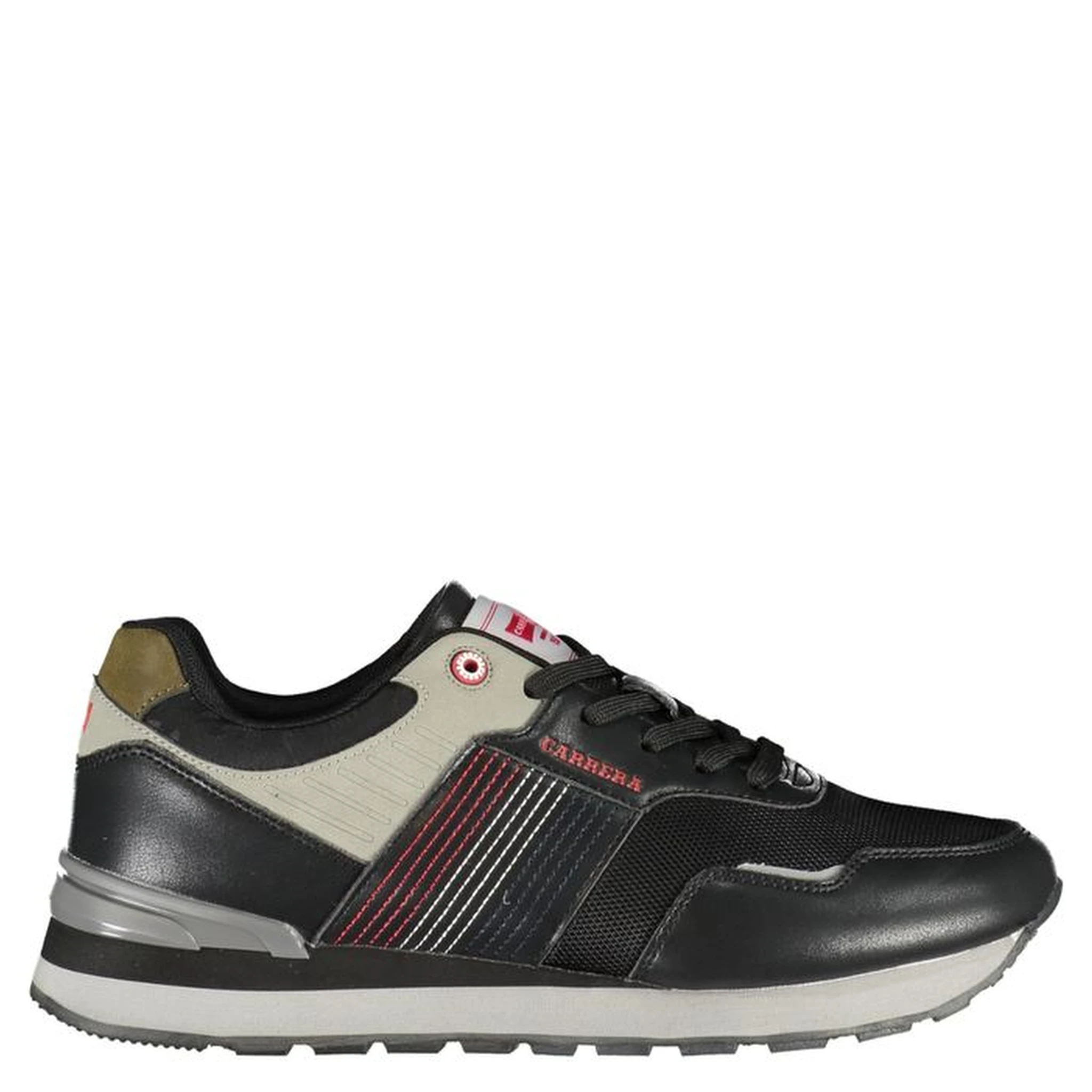 Black Polyurethane Men Sneaker