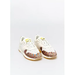 Bicolor Textile Athletic Sneakers