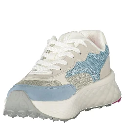 Azzurro Polyurethane Women Sneaker