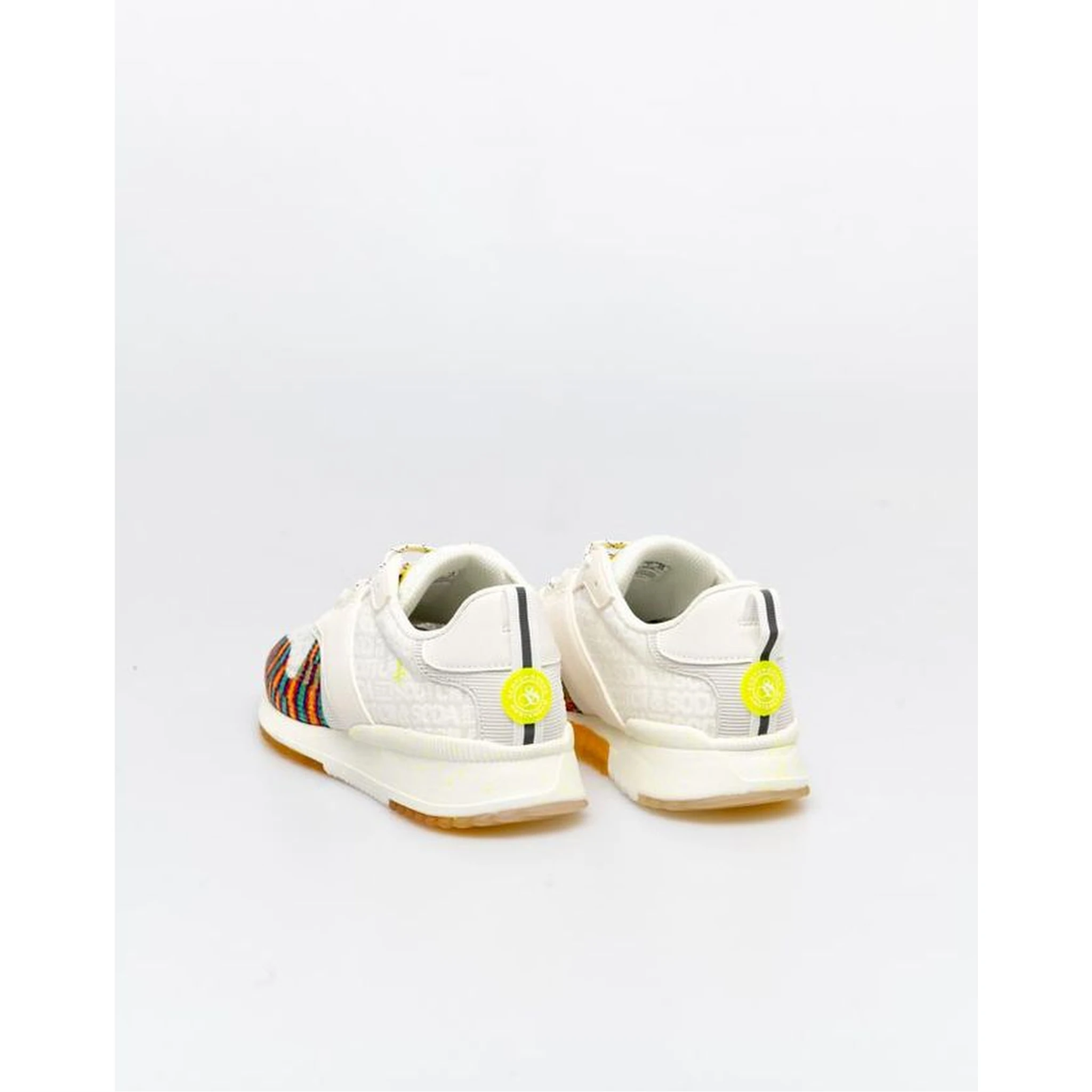 Bicolor Textile Athletic Sneakers