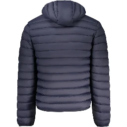Blu Poliammide Men's Jacket