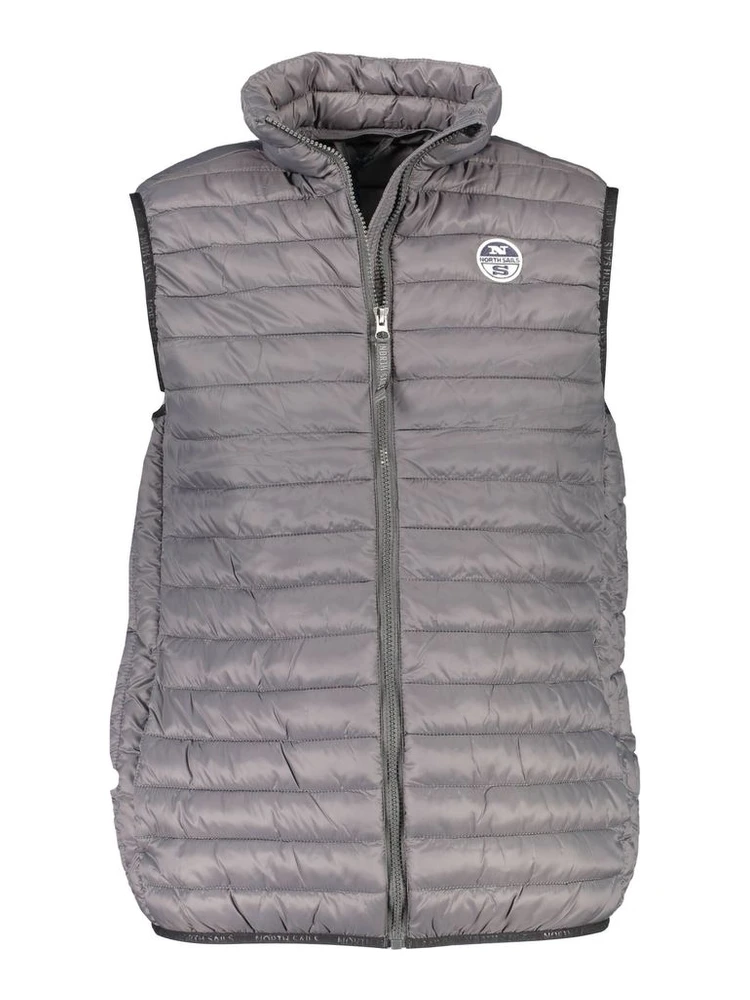 Grigio Poliammide Mens Vest