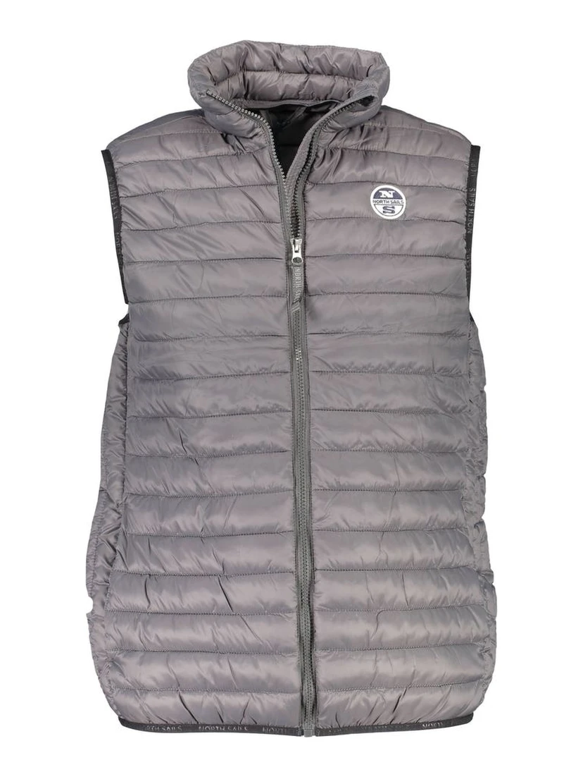 Grigio Poliammide Mens Vest