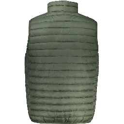 Verde Poliammide Mens Vest