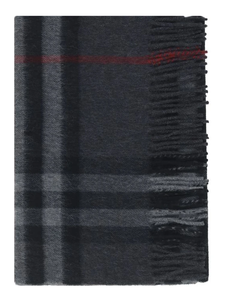 Gray Cashmere Scarf