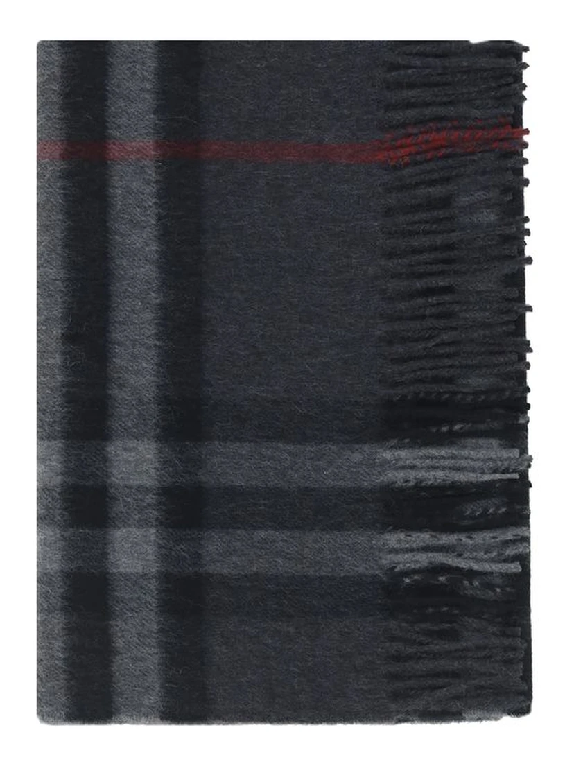 Gray Cashmere Scarf