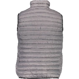 Grigio Poliammide Mens Vest