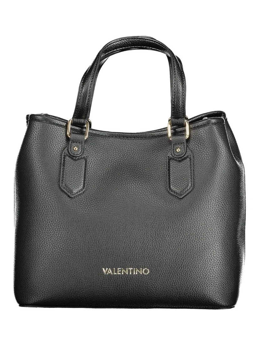Nero Polyurethane Women Handbag