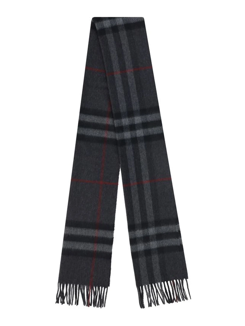 Gray Cashmere Scarf