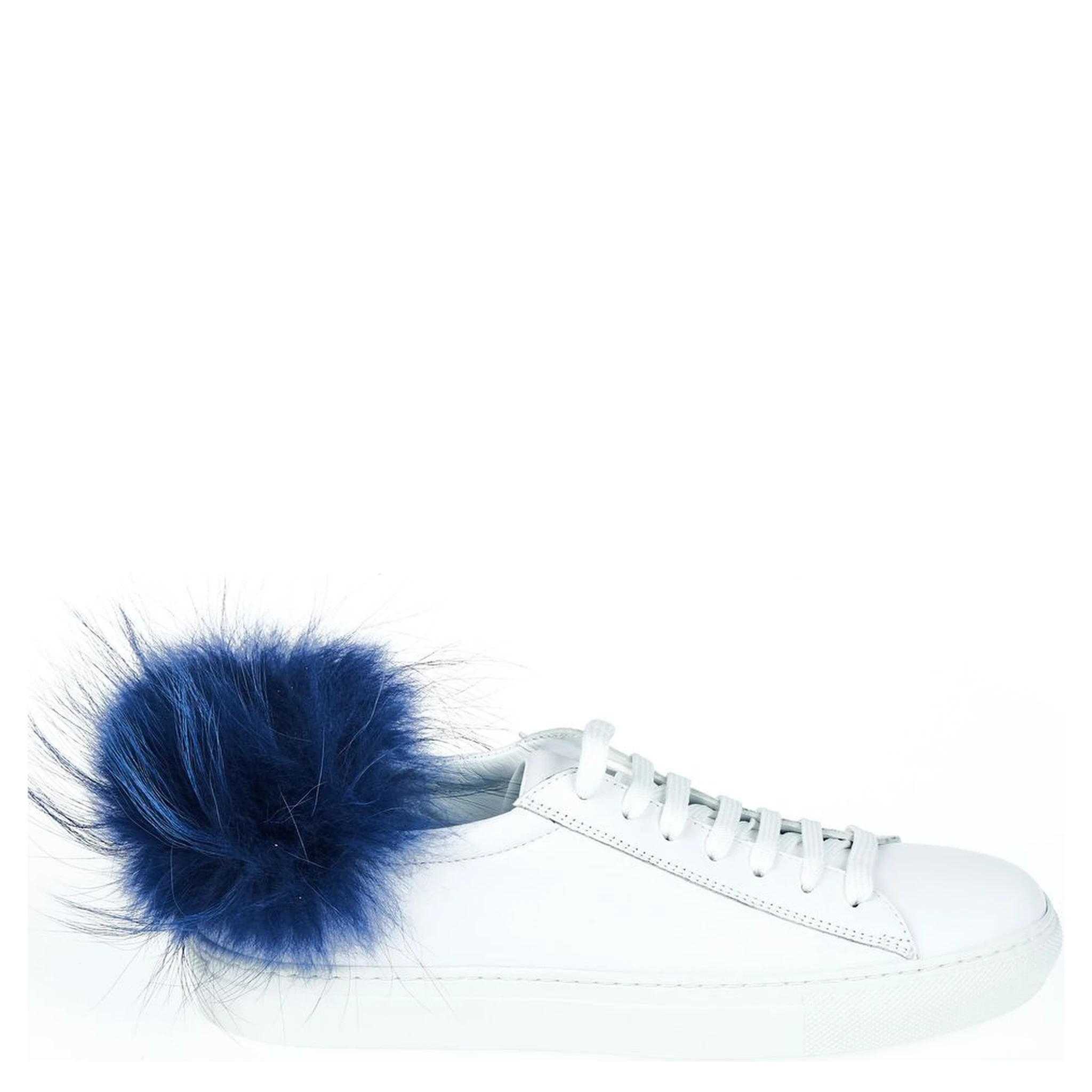 White Lamb Leather Women Sneaker