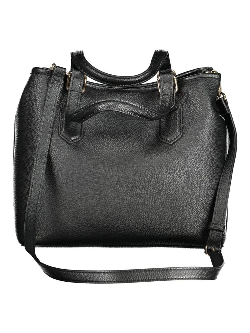 Nero Polyurethane Women Handbag