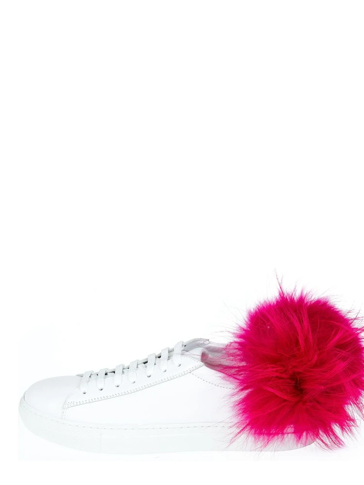 White Lamb Leather Women Sneaker