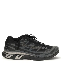 Black Polyamide Athletic Sneakers