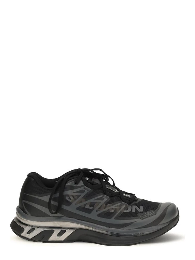 Black Polyamide Athletic Sneakers
