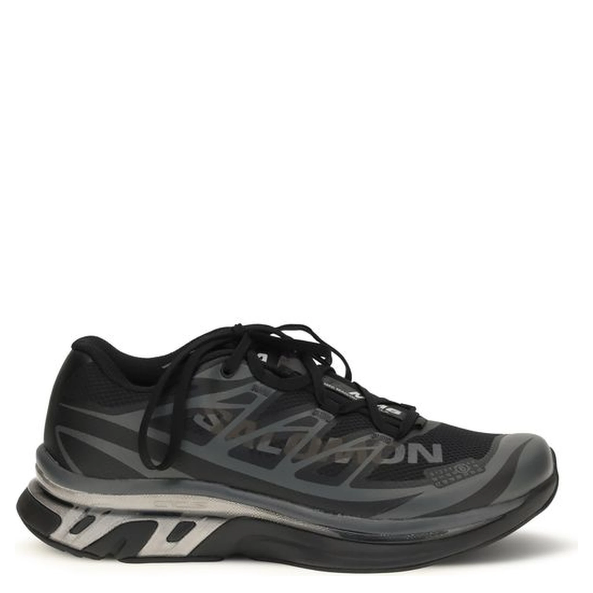 Black Polyamide Athletic Sneakers