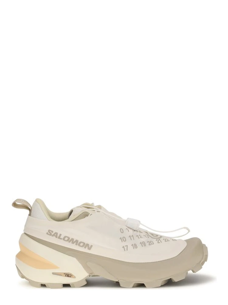White Polyamide Athletic Sneakers
