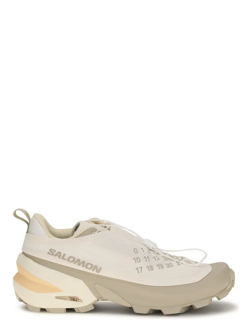 Beige Polyester Athletic Sneakers
