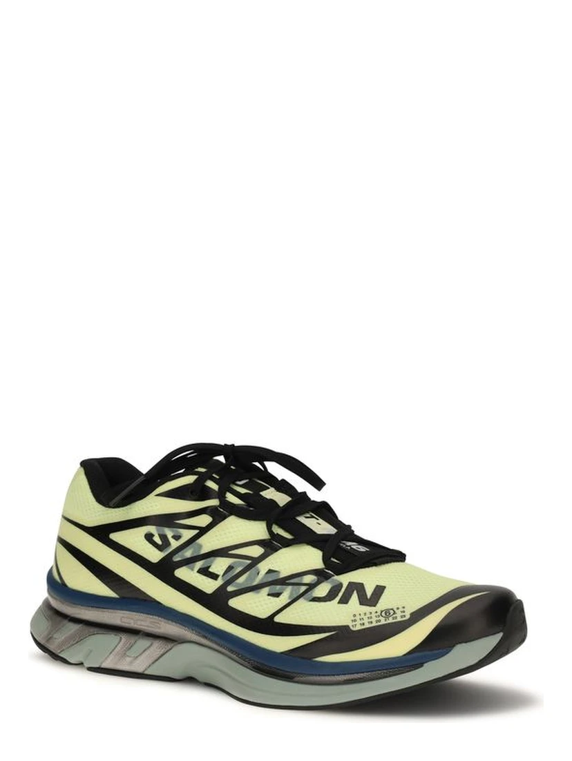 Black Polyamide Athletic Sneakers