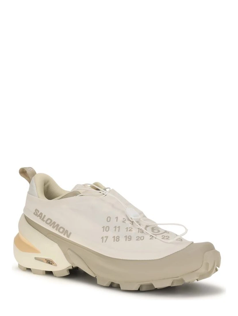 Beige Polyester Athletic Sneakers