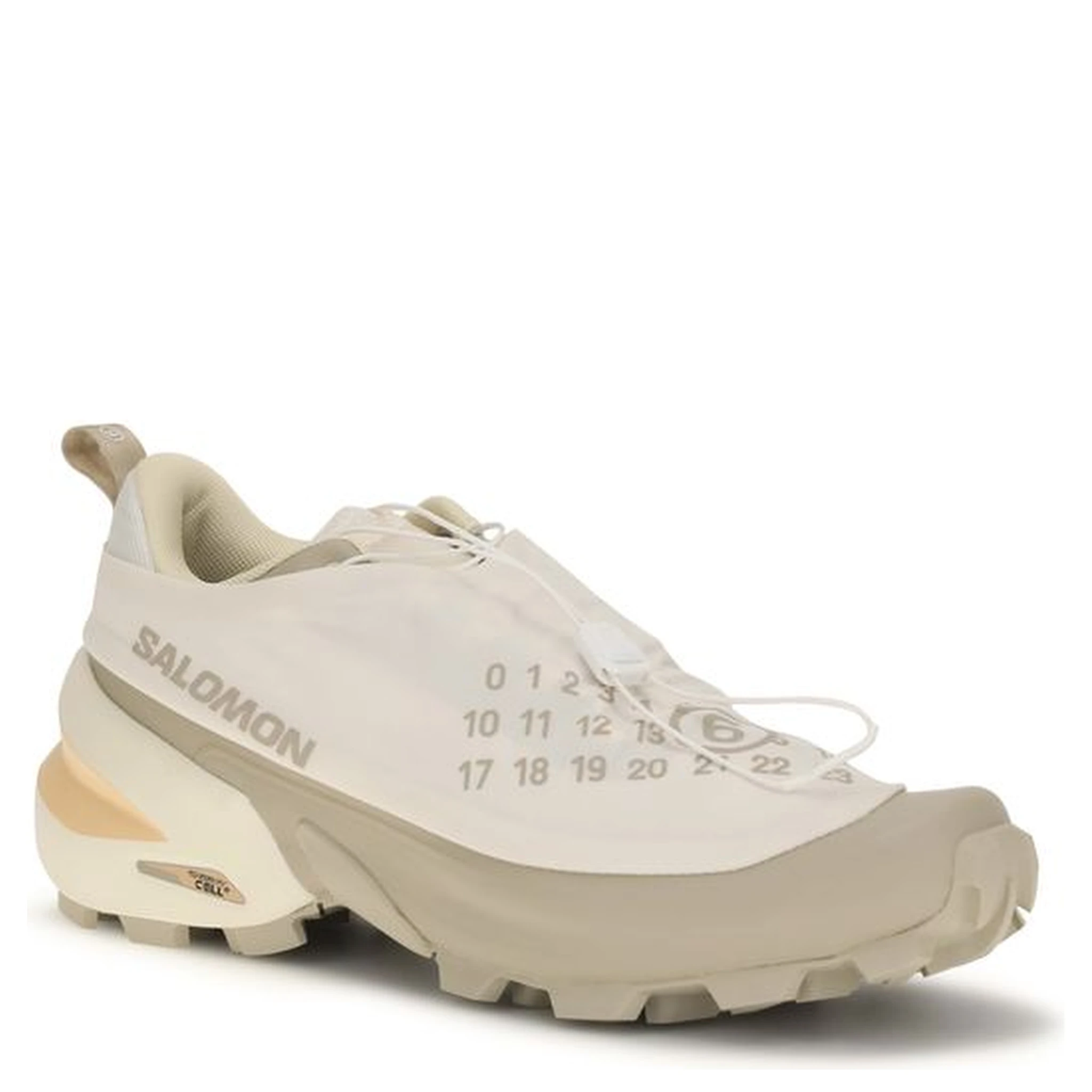 Beige Polyester Athletic Sneakers