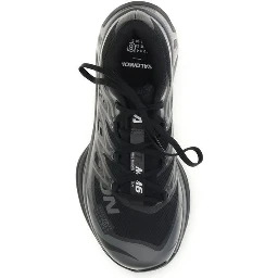Black Polyamide Athletic Sneakers