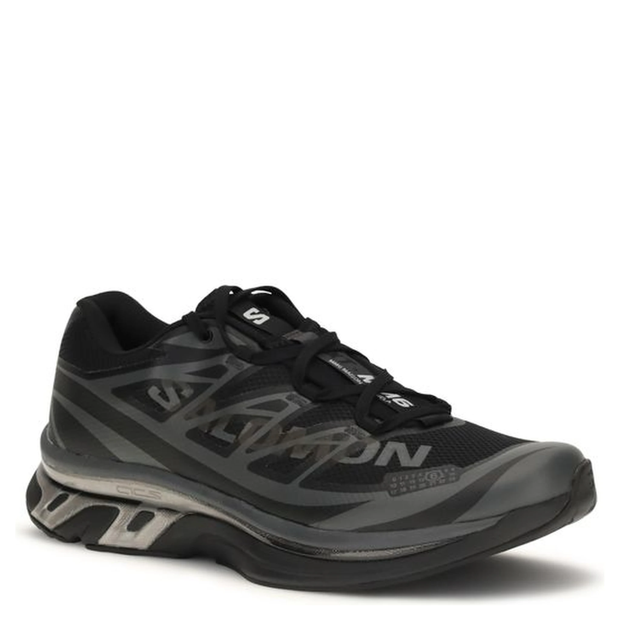 Black Polyamide Athletic Sneakers