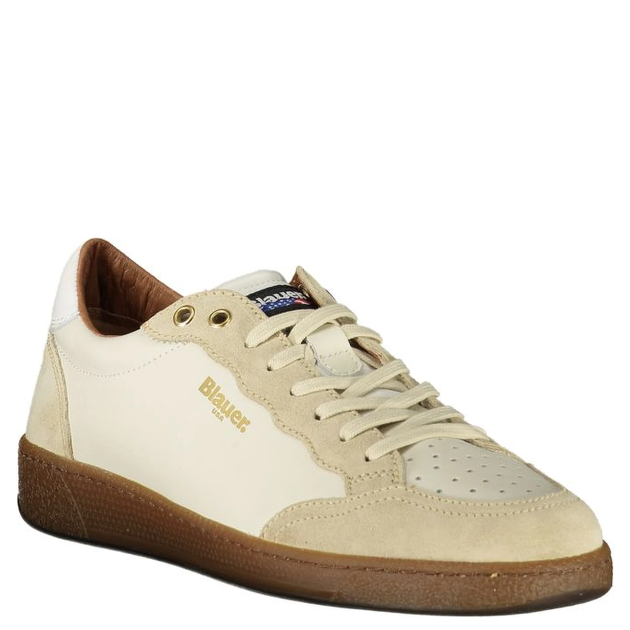 White Leather Men Sneaker