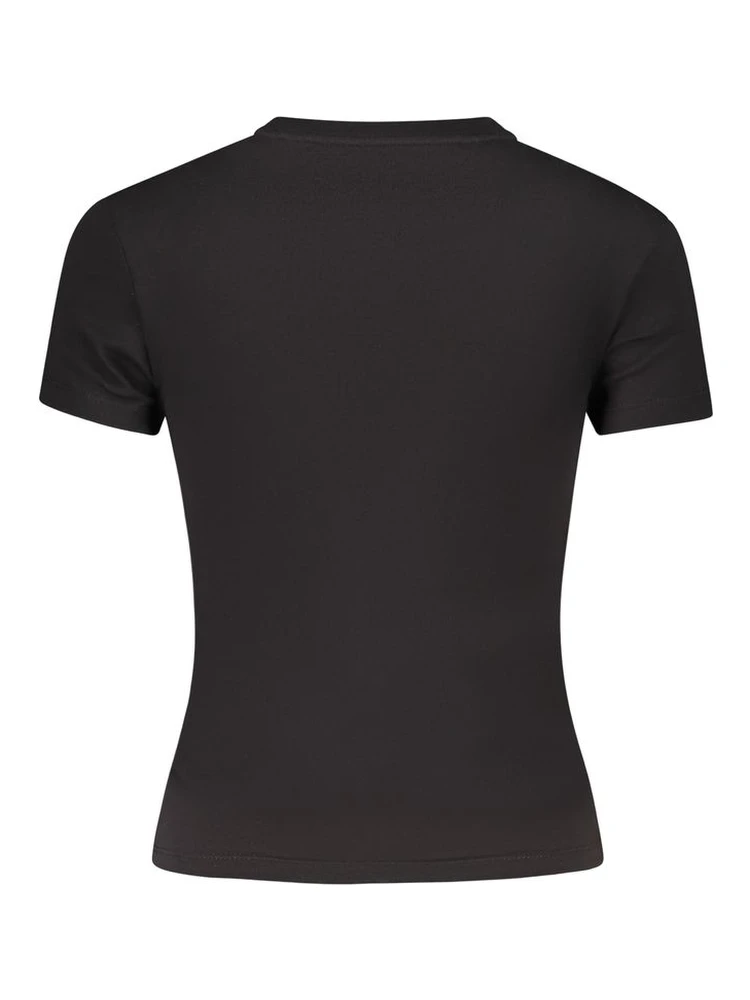 Black Cotton Women's T-Shirt alternative