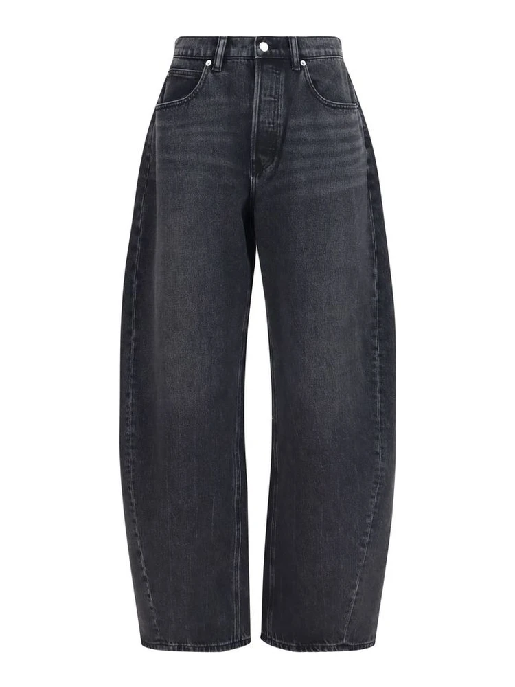 Black Cotton Jeans Denim