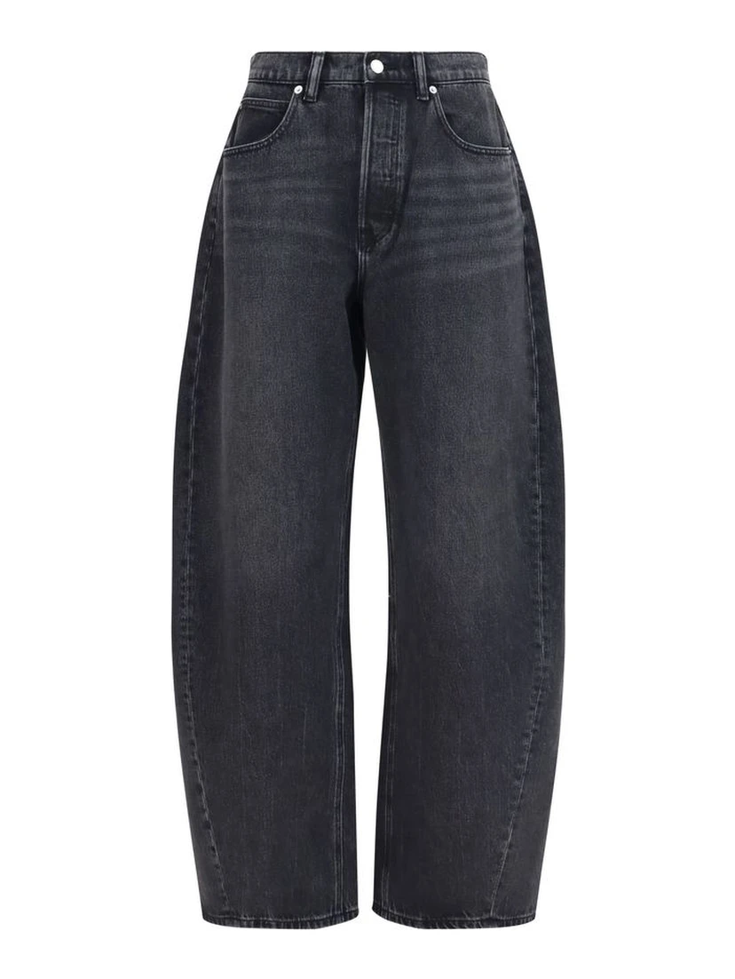 Black Cotton Jeans Denim