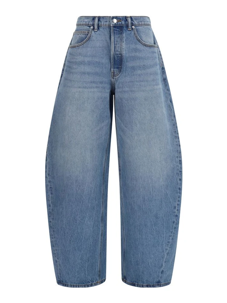 Blue Cotton Jeans Denim